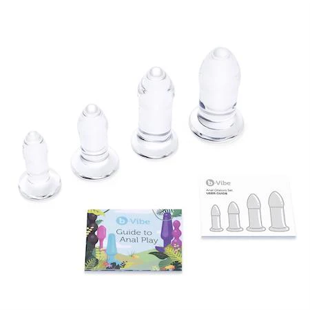 b-Vibe Glass Anal Dilators Set - Image 3
