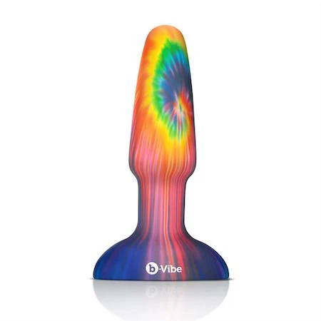 b-Vibe Peace & Love Tie-dye Rimming Plug - Image 2