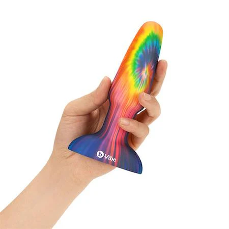 b-Vibe Peace & Love Tie-dye Rimming Plug - Image 4
