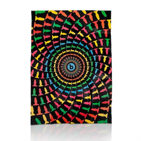 b-Vibe Peace & Love Tie-dye Rimming Plug - Image 5