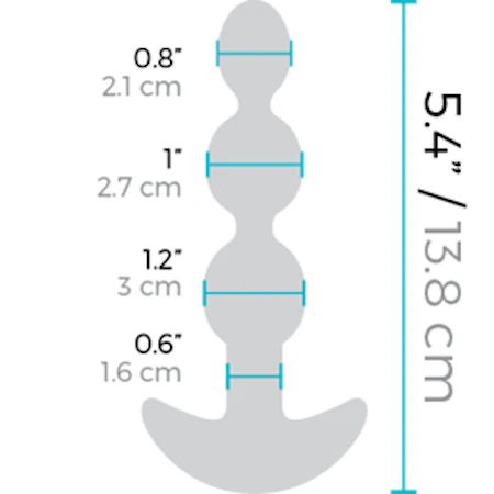 b-Vibe Triplet Anal Beads - Image 10