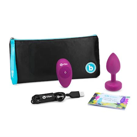 b-Vibe Vibrating Jewel Plug - Image 34