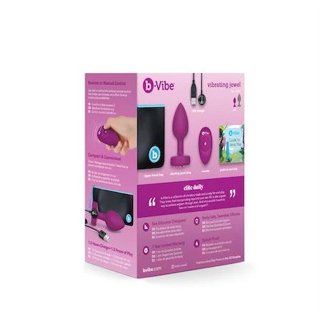 b-Vibe Vibrating Jewel Plug - Image 37