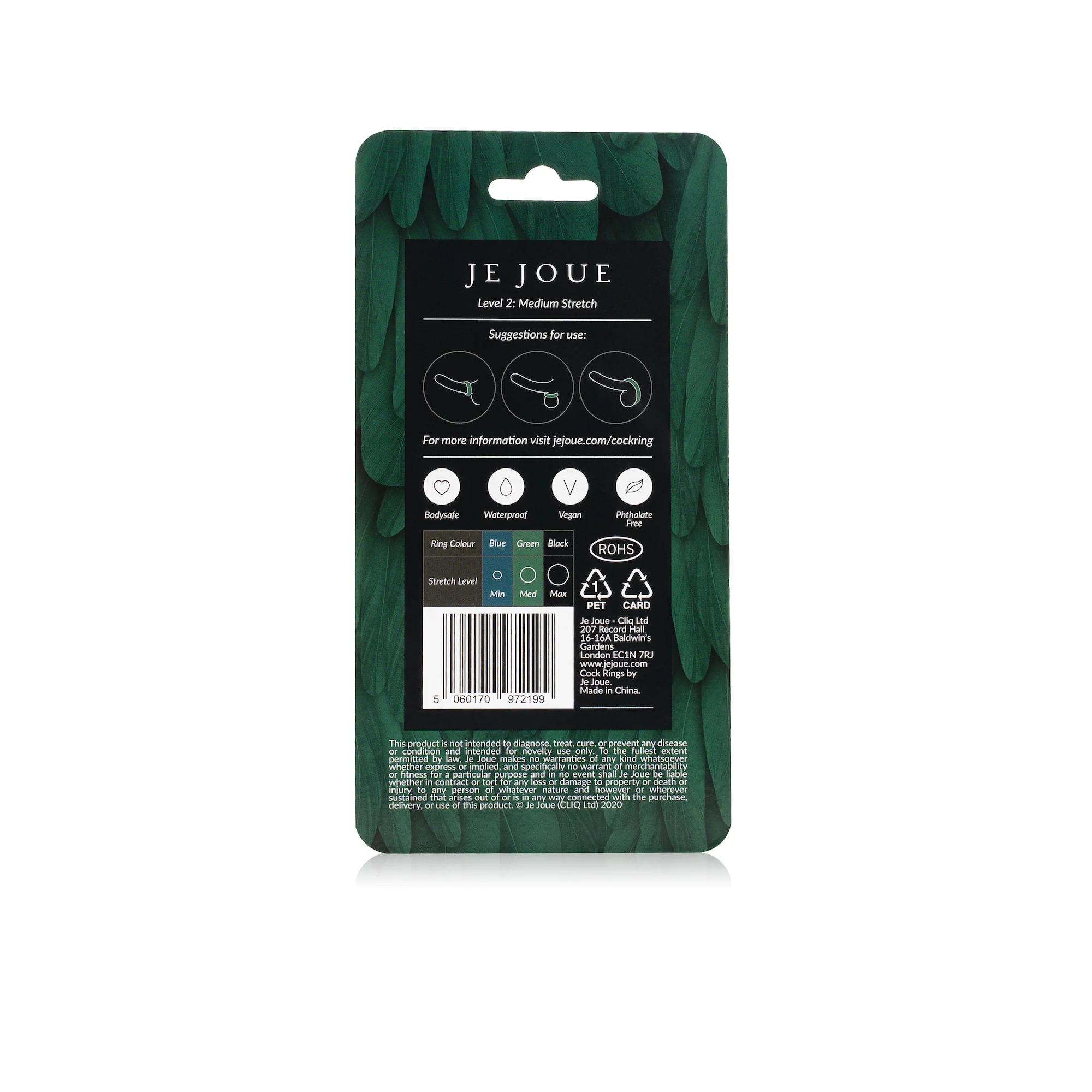 Je Joue Medium Stretch Silicone Cock Ring - Image 5