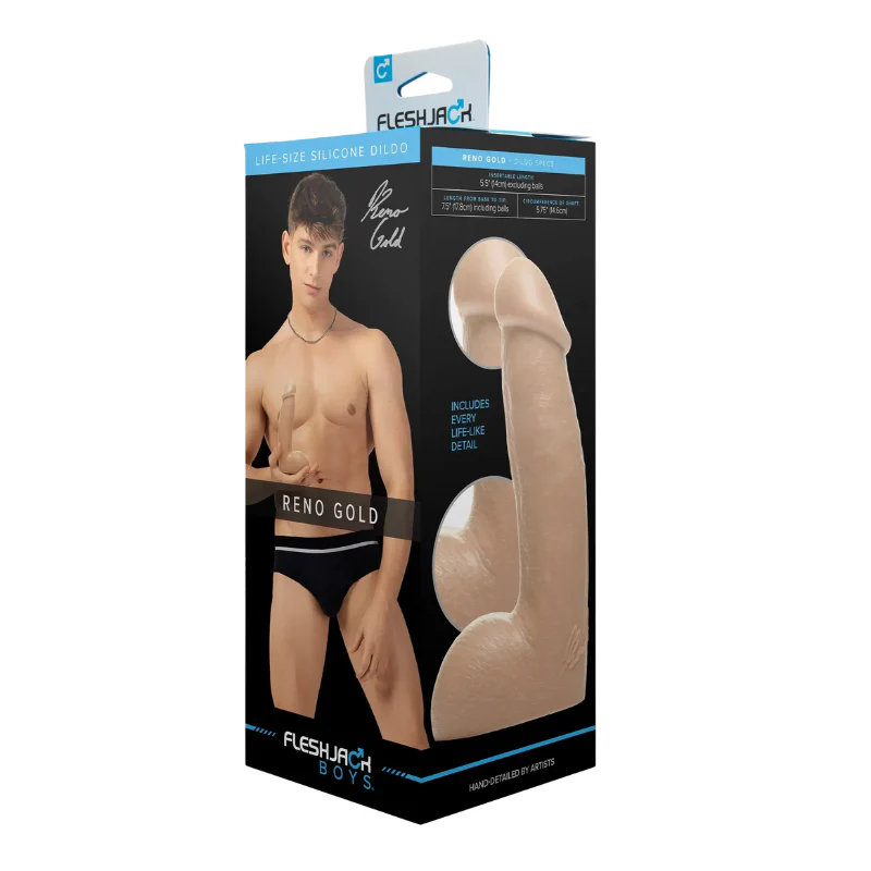Fleshjack Reno Gold Dildo - Image 5