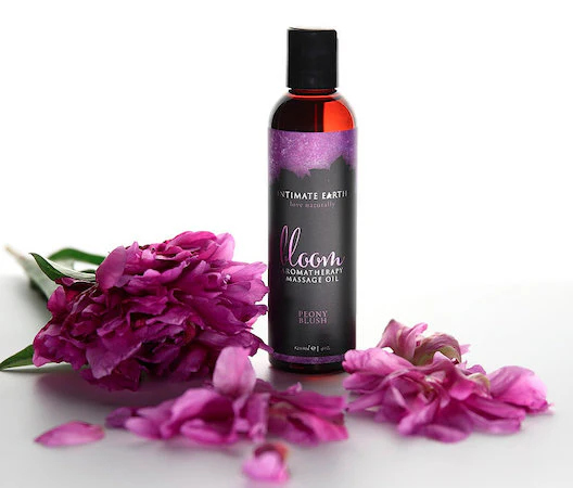 Intimate Earth Bloom Aromatherapy Massage Oil - Image 2