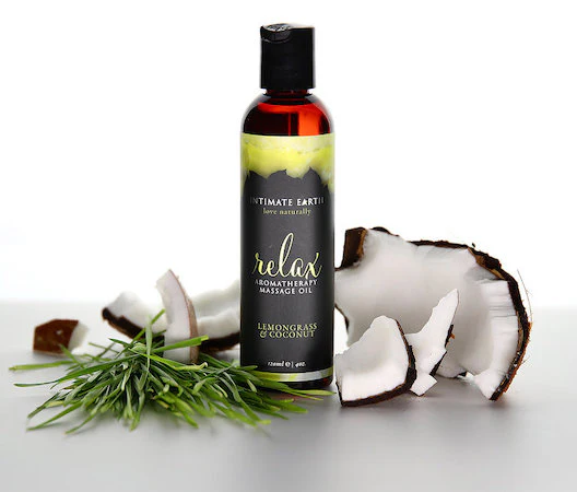 Intimate Earth Relax Aromatherapy Massage Oil - Image 2