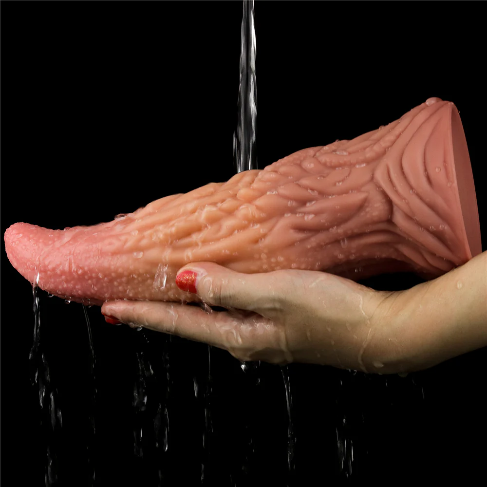 LoveToy 10" Dual Layered Platinum Silicone Tongue - Image 3