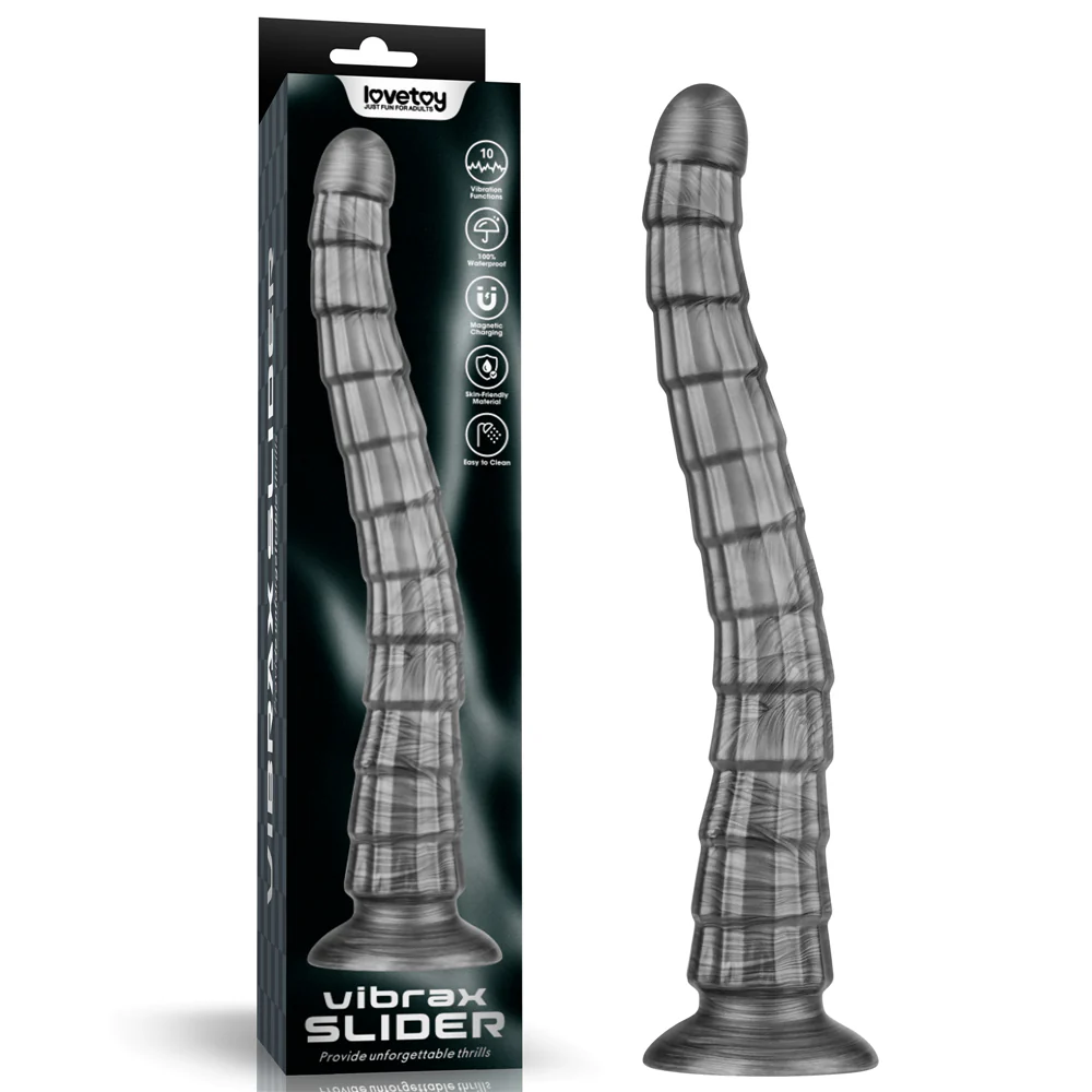 LoveToy 14.5" King Sized Vibrating Vibrax Slider - Image 7