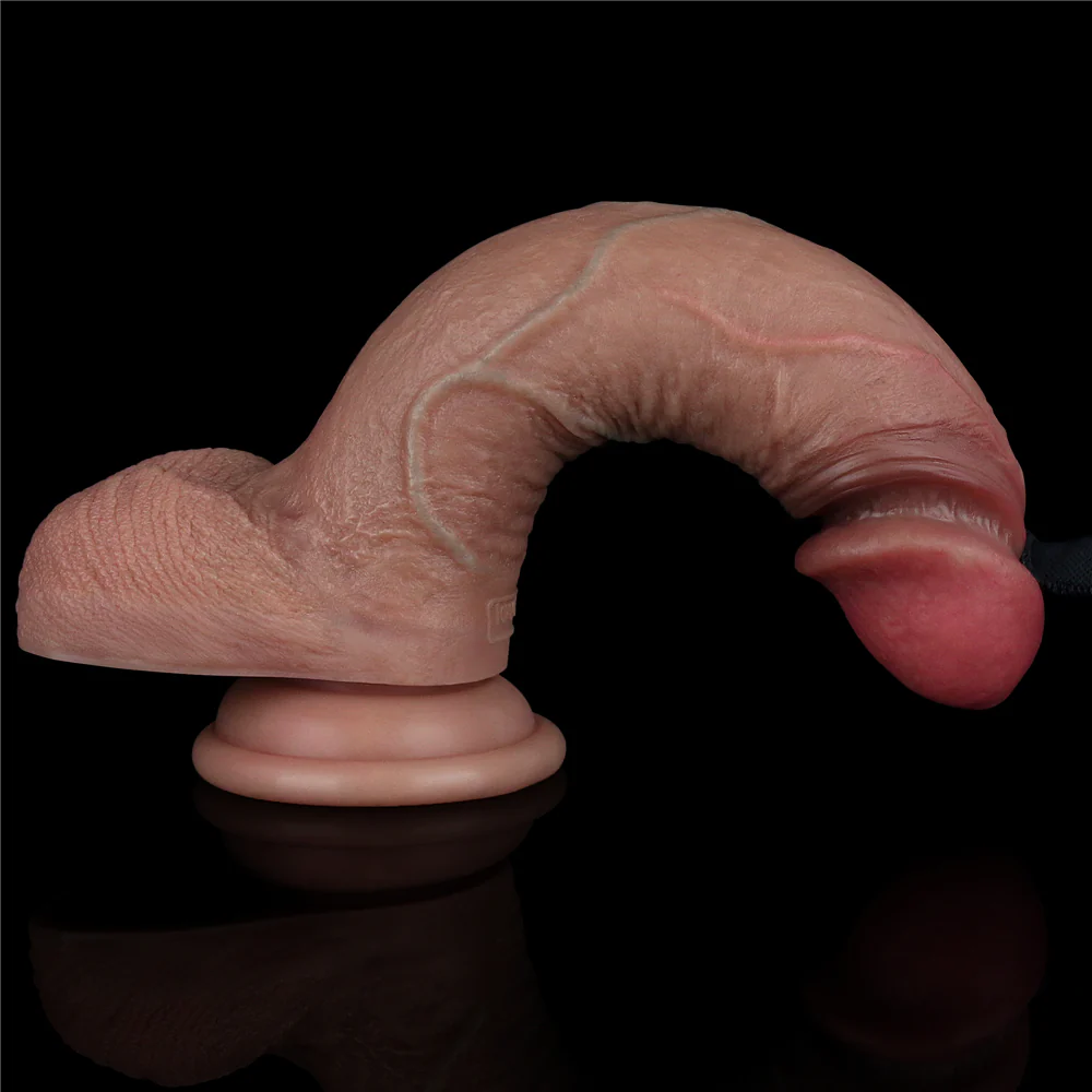 LoveToy 7.5" Nature Cock Dual-Layered Silicone - Image 5