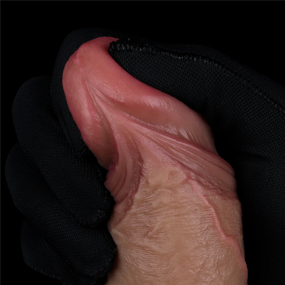 LoveToy 7.5" Nature Cock Dual-Layered Silicone - Image 7
