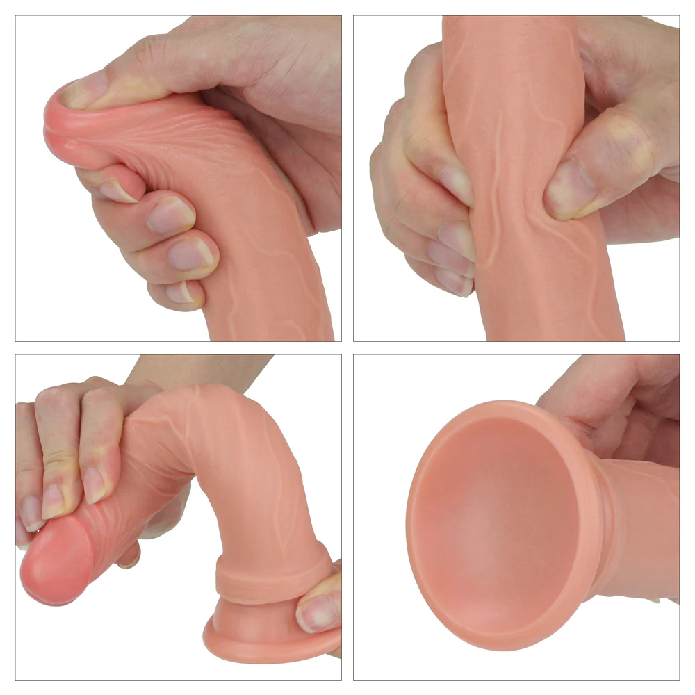 LoveToy 7" Nature Cock Dual-Layered Silicone - Image 11