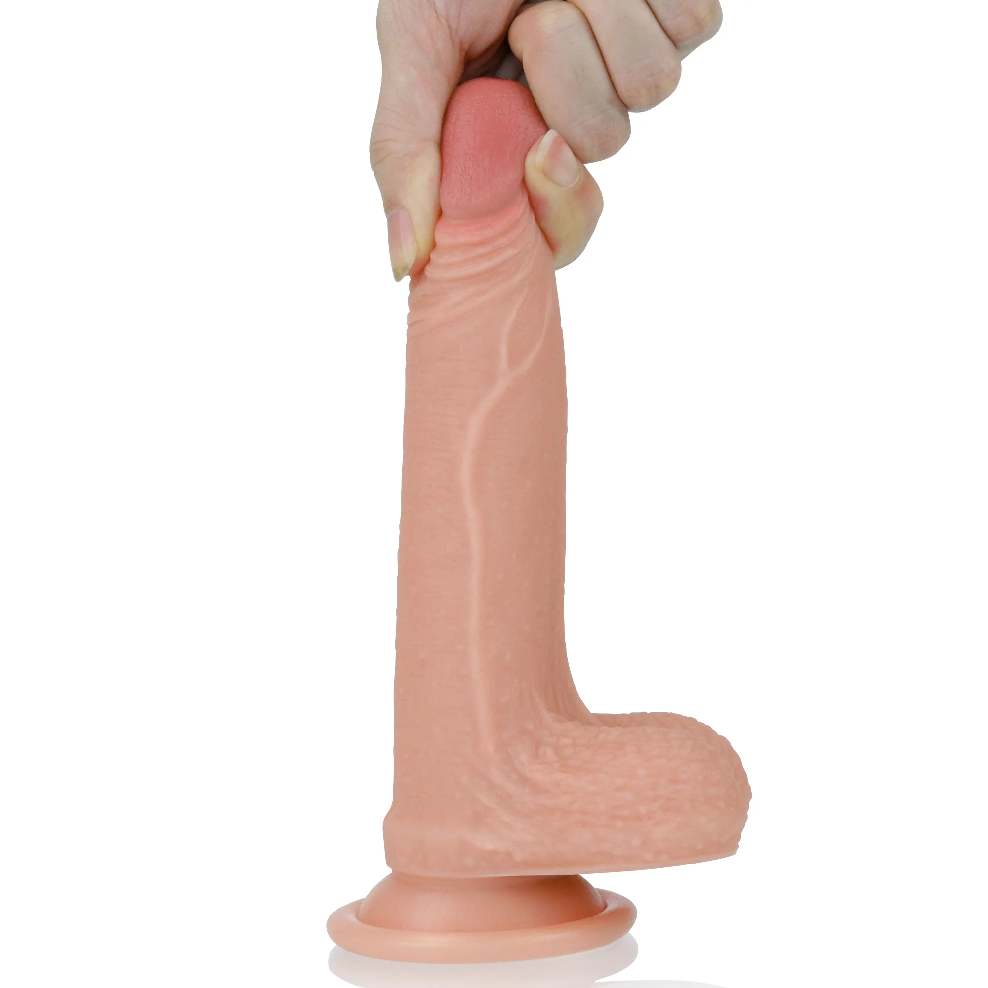 LoveToy 7" Nature Cock Dual-Layered Silicone - Image 5