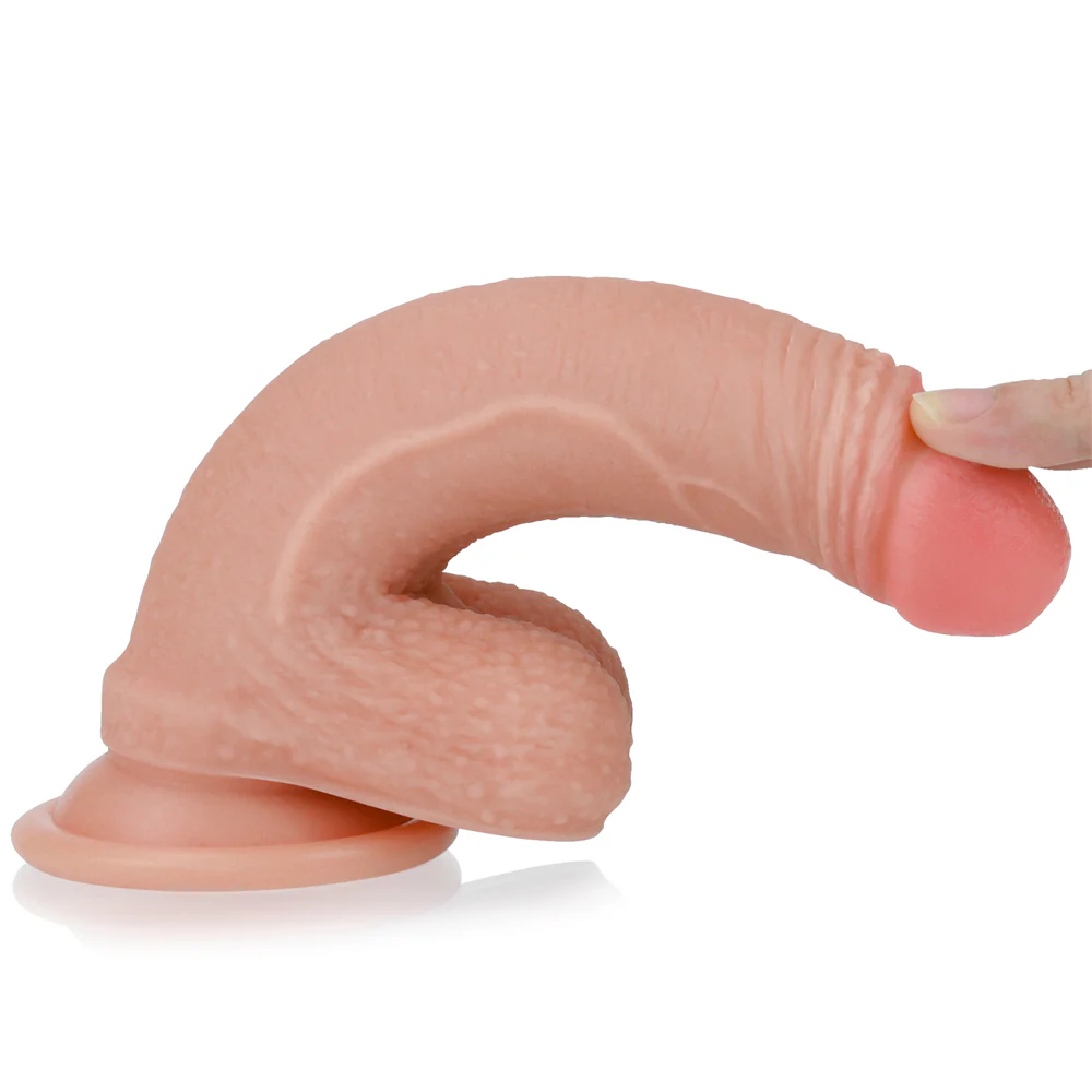 LoveToy 7" Nature Cock Dual-Layered Silicone - Image 6