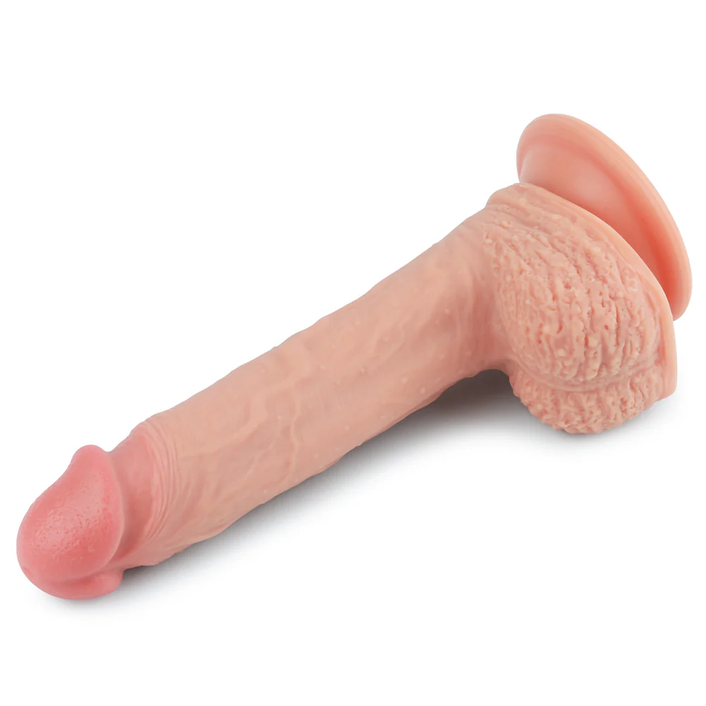 LoveToy 8.5" Nature Cock Dual-Layered Silicone - Image 6