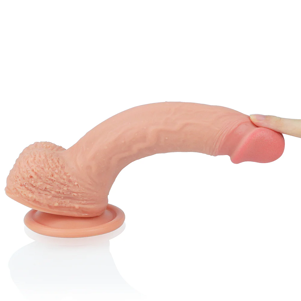 LoveToy 8.5" Nature Cock Dual-Layered Silicone - Image 7