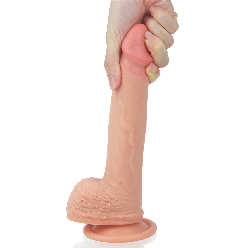 LoveToy 8.5" Nature Cock Dual-Layered Silicone - Image 8