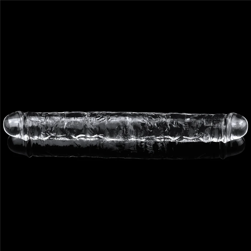 LoveToy Flawless Clear Double Dildo - Image 6