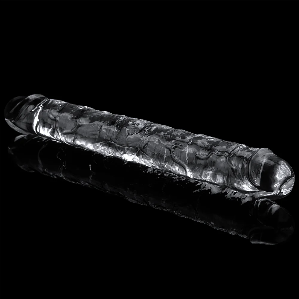 LoveToy Flawless Clear Double Dildo - Image 7