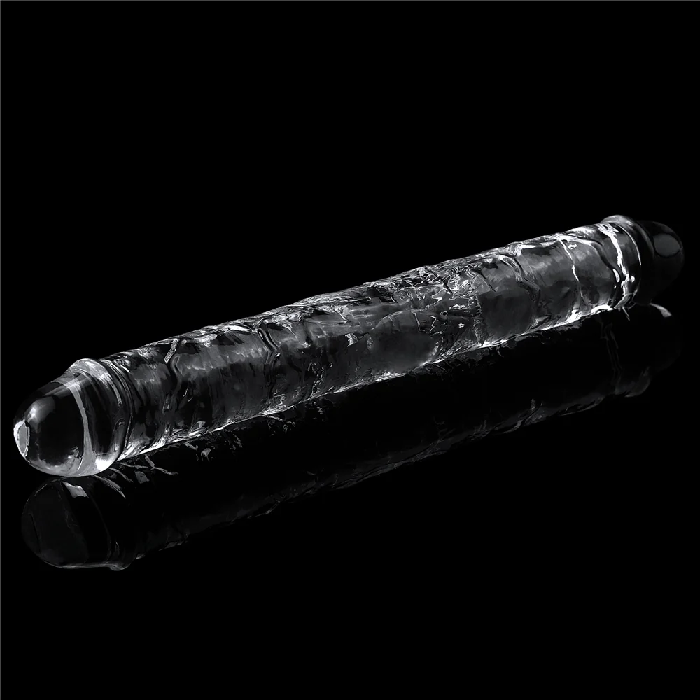 LoveToy Flawless Clear Double Dildo - Image 8
