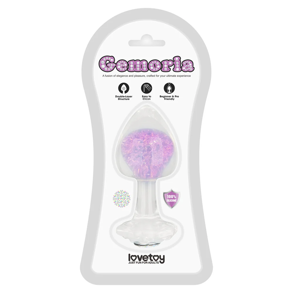 LoveToy Gemoria Silicone Butt Plug - Image 5