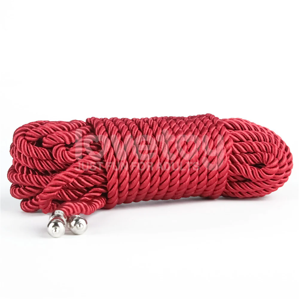 LoveToy Rebellion Reign Crimson Silky Bondage Rope - Image 2