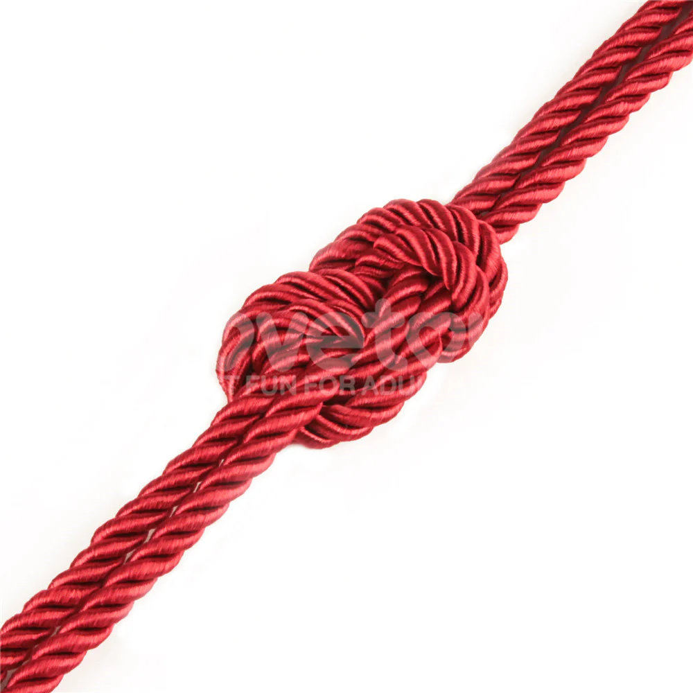 LoveToy Rebellion Reign Crimson Silky Bondage Rope - Image 4