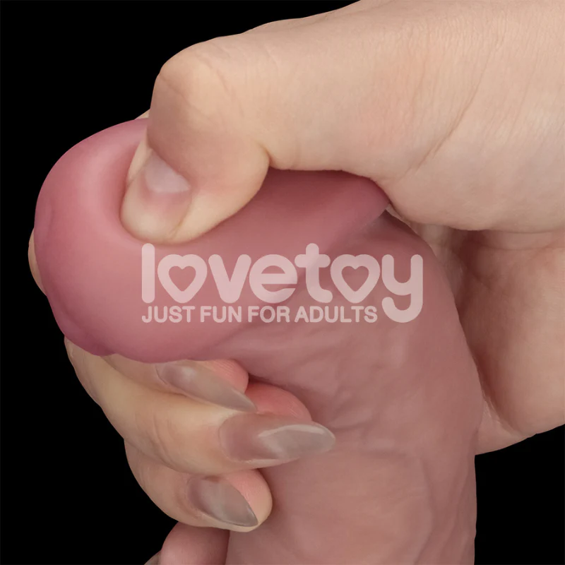 LoveToy Vibrating Dual Density Power Cock - Image 6