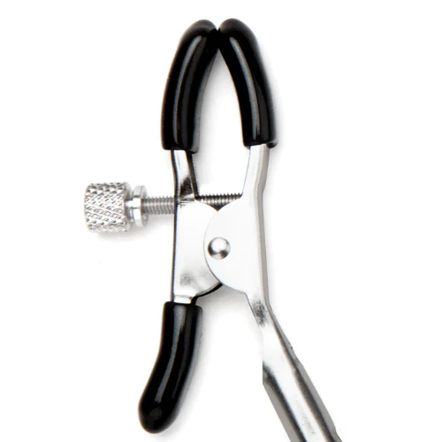 Lux Fetish Adjustable Nipple Clips with Chain - Image 2