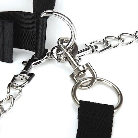 Lux Fetish Collar Cuffs & Leash Set - Image 2