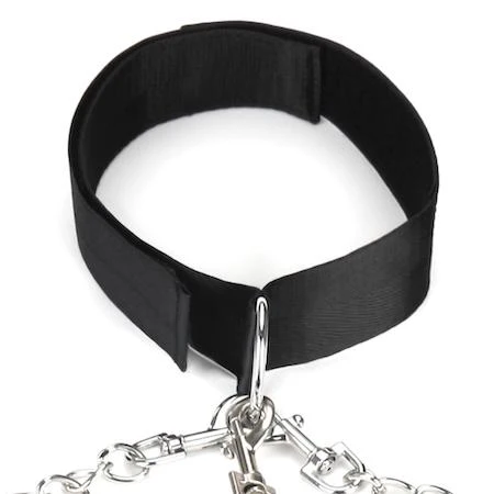 Lux Fetish Collar Cuffs & Leash Set - Image 3