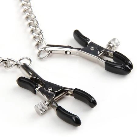 Lux Fetish Collar & Nipple Clamps - Image 3