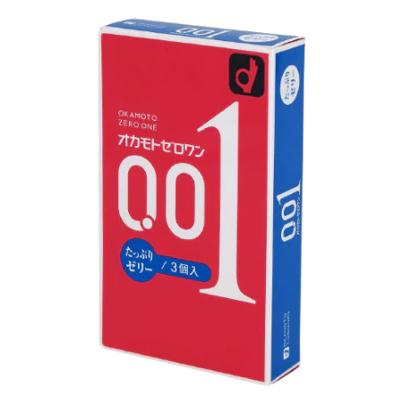 Okamoto 0.01 Plenty of Jelly Pack PU Condom