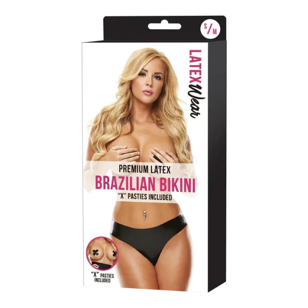 Premium Latex Brazilian Bikini - Image 2