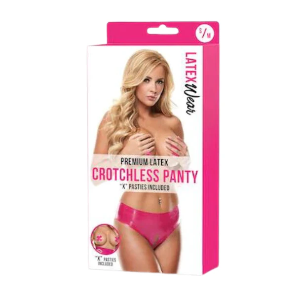 Premium Latex Crotchless Panty - Image 2